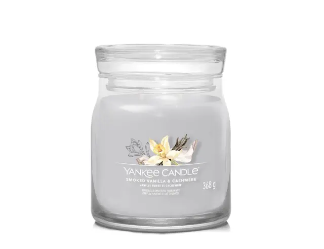 Αρωματικό Κερί Yankee Candle με διάρκεια καύσης έως 50 ώρες και άρωμα Smoked Vanilla & Cashmere1630023E 2