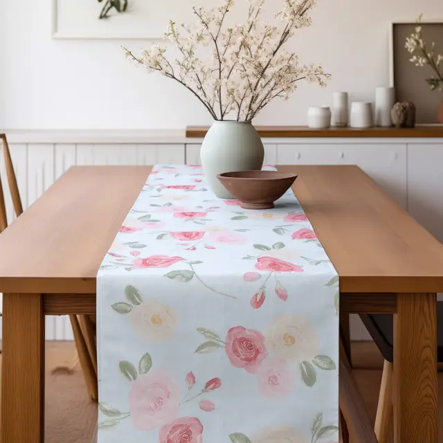 Beauty Home ΡΑΝΝΕΡ ΤΡΙΑΝΤΑΦΥΛΛΑ ΓΑΛΑΖΙΟ ΦΟΝΤΟ 32 cm x 2.5 m 2