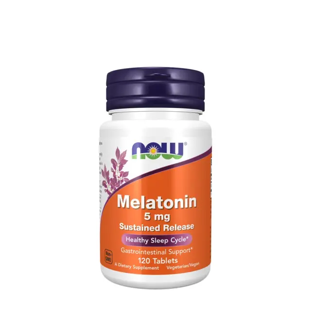 Now Foods Melatonin 5 mg Sustained Release
