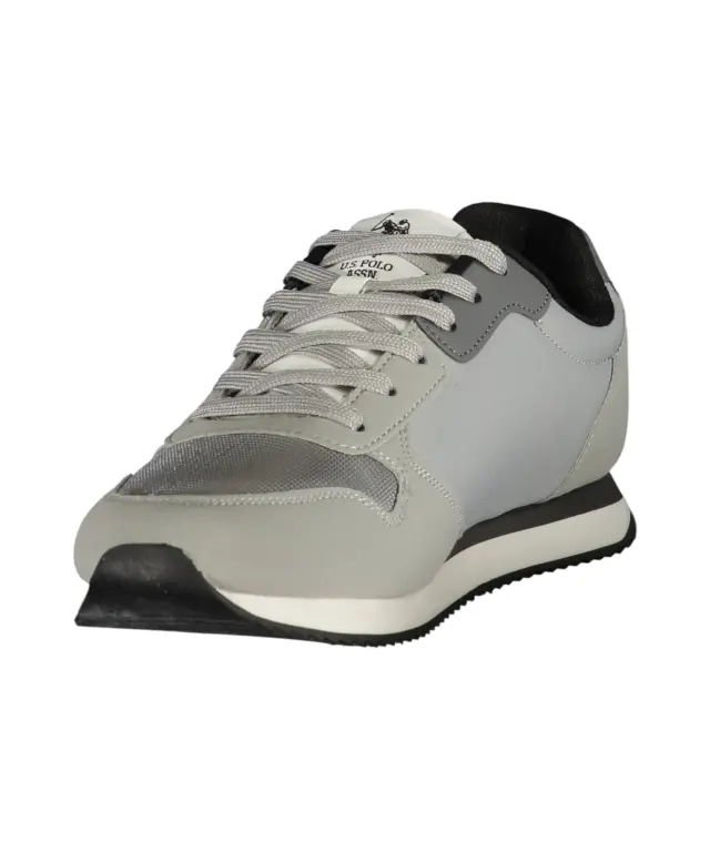 U.S. Polo Assn. - Ανδρικά Παπούτσια Sneakers HAPPY003M6TH1-002 Γκρι 3