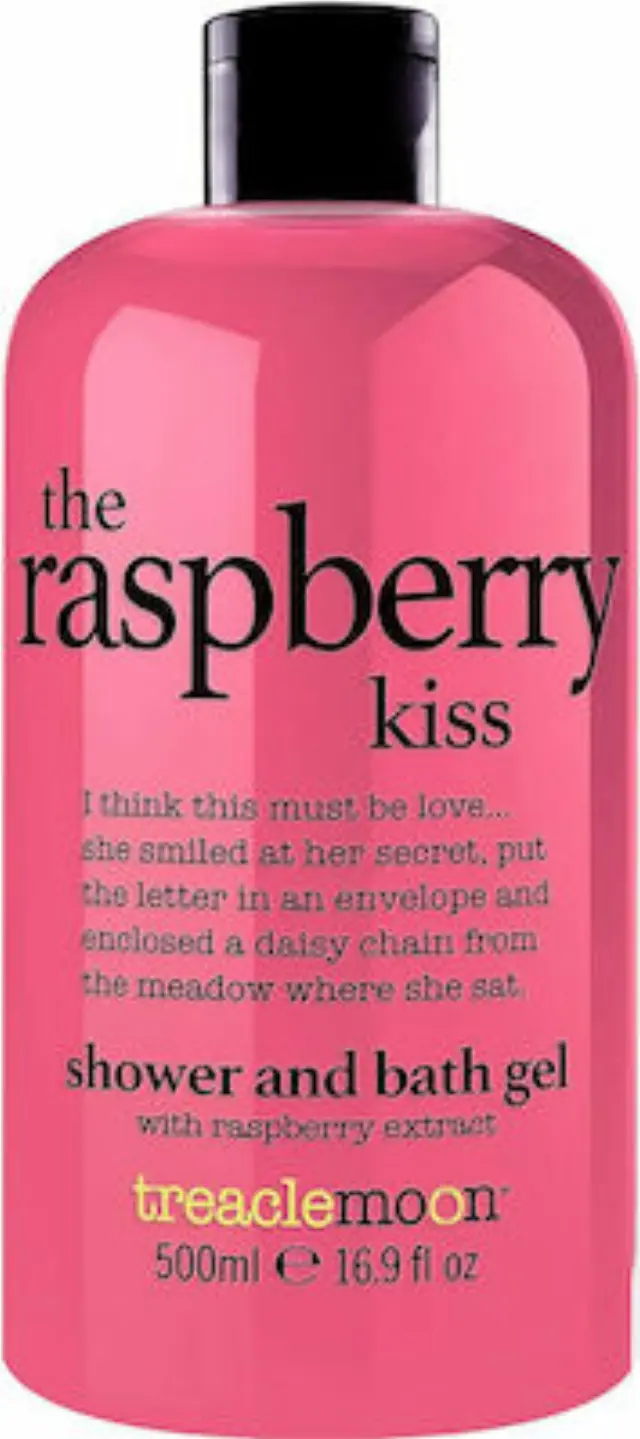 Treaclemoon The Raspberry Kiss Shower and Bath Gel Ενυδατικό Αφρόλουτρο με Άρωμα από Σμέουρα, 500ml 2