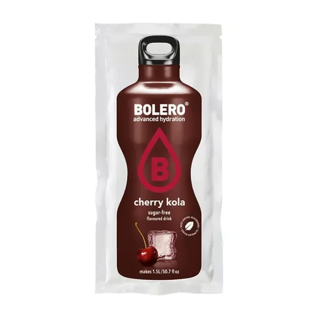 BOLERO Κεράσι & Κόλα - Χυμός σε σκόνη για 1,5L (σακουλάκι 9γρ)