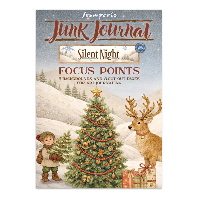 Junk journal Focus Point (cut-outs, backgrounds), Silent Night