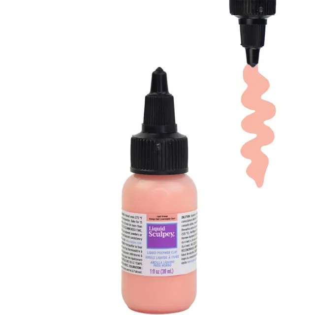 Υγρός Πολυμερικός Πηλός Sculpey - Light Orange - 30ml
