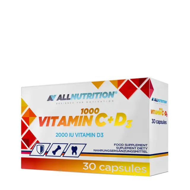 ALLNUTRITION Vitamin C 1000 + D3