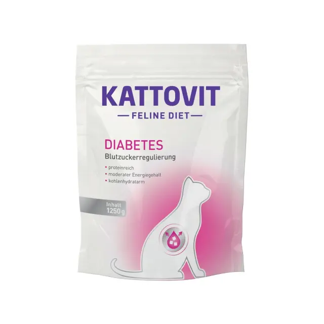 Kattovit Diabetes Ξηρά Τροφή Γάτας με Ψάρι & Καλαμπόκι 1.25kg