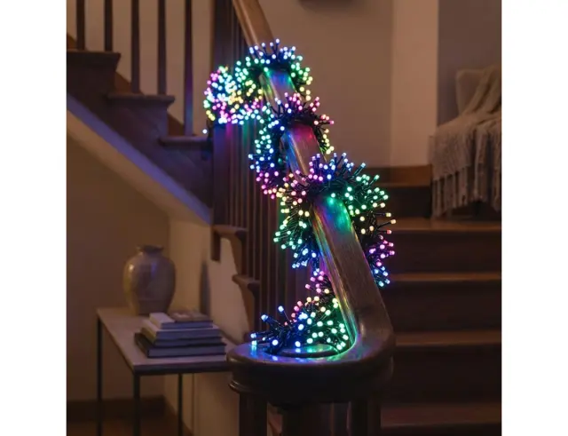 400 Smart LED RGB Twinkly Cluster (TWC400STP-BEU) Πυκνή Διάταξη με Μαύρο Καλώδιο, Βluetooth, WiFi, Dimmer Και Έλεγχο μέσω Κινητού ΤηλεφώνουTWC400STP-BEU
