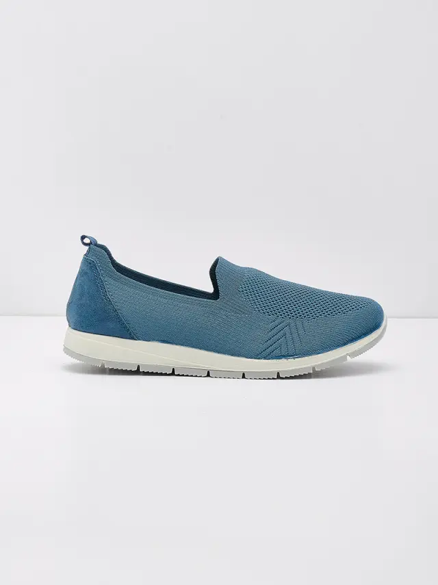 Imac Μοκασίνια-Loafers Γυναικείο ύφασμα flyknit Μπλέ IMA/707210 AVIO 3