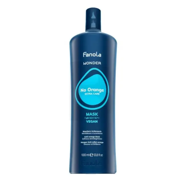 Fanola Wonder No Orange Extra Care Mask neutralising mask for brown shades 1000 ml