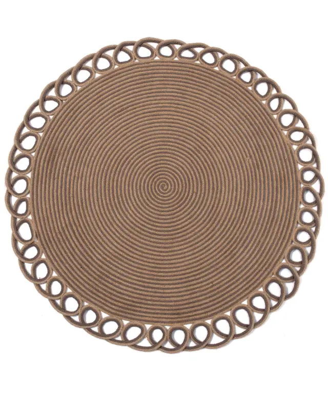 Χαλί γιούτα 1911 (150cm) light grey - -