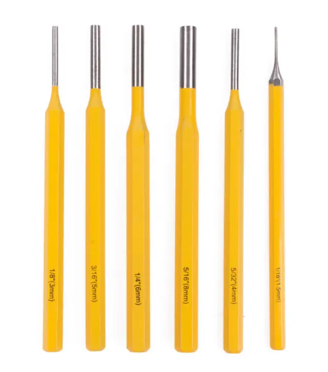 Center punch set 6 pieces
