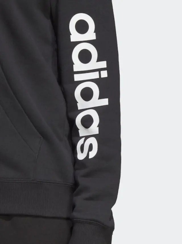 Adidas Essentials Linear Jacket Black IC6863 - XL 2