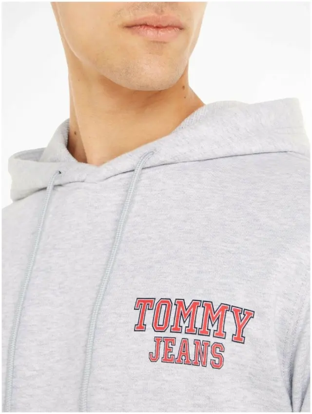 Tommy Hilfiger - Ανδρικό Φούτερ με Κουκούλα DM0DM16365-PJ4 Γκρι 3