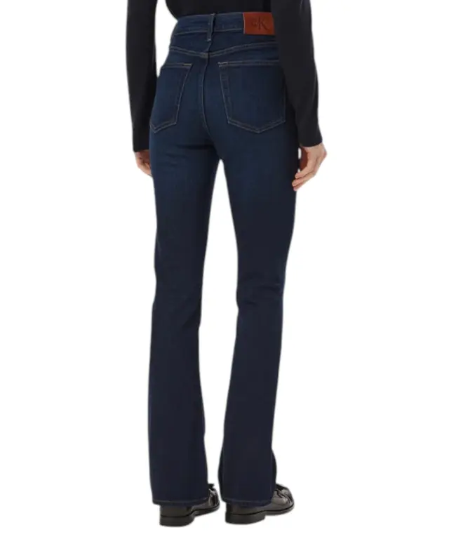 Calvin Klein - Γυναικείο Παντελόνι Τζιν Skinny Fit Boot LV047H763G-45O Μπλε Σκούρο 2