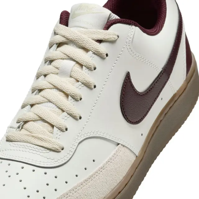 Nike Court Vision Low (HV2530-101) - Λευκό-Μπορντό 2