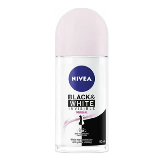 NIVEA Rollon 50ml Women Black + White Invisible