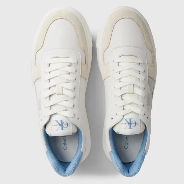 Calvin Klein - Cupsole Lth Ανδρικά Chunky Sneakers YM0YM00897-0LG Λευκό - 45 2