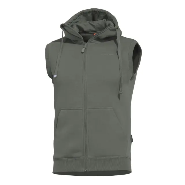 THESPIS HOODED VEST | K08027 01-Black 2