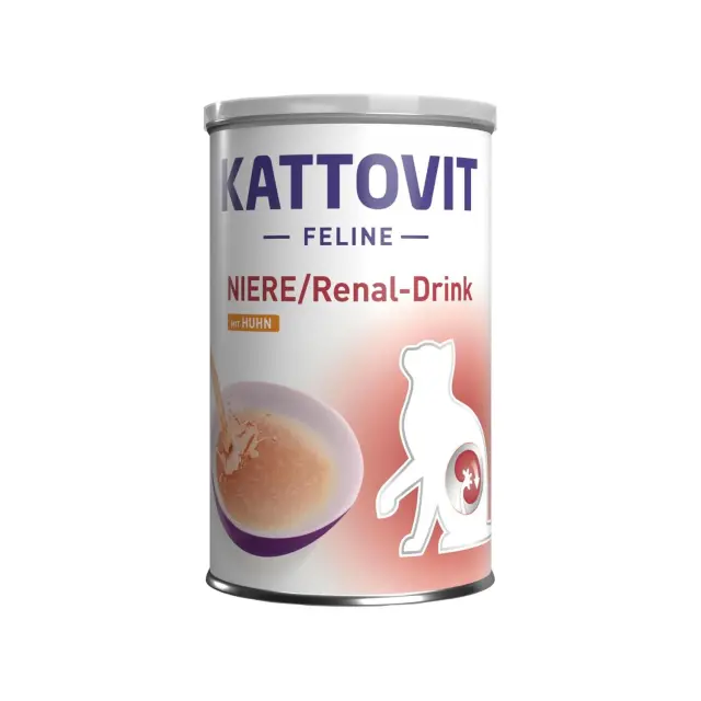 Kattovit Renal Drink Chicken Σούπα Γάτας με Κρέας & Κοτόπουλο 135ml