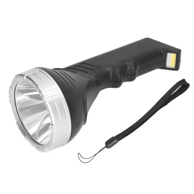 Επαναφορτιζόμενος φακός LED - 88069 - 182752 - Black/Silver 2
