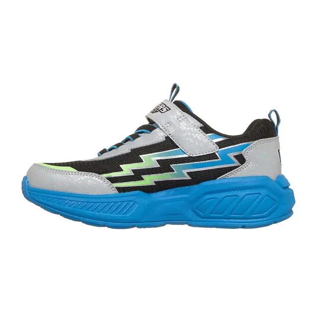 Skechers Boy's S Lights Light Storm 3 Prism Tech Γκρι - Μπλε 400152LC-SMLT (Skechers) 2