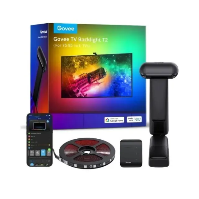 Govee Envisual TV Backlight H605C311 T2 TV 55-65" RGBIC, Wi-Fi & Bluetooth (H605C311)