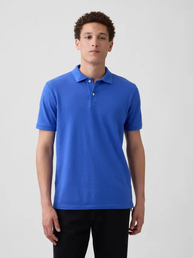 Ανδρική Πικέ Polo Μπλούζα Dazzling blue