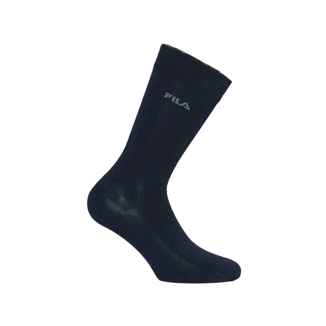 FILA Ανδρικές Κάλτσες Normal Plain Viscose Bamboo - 3 Ζεύγη, Χρώμα Χακί-Μπλε-Μαύρο - 39-42 3