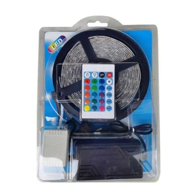 LED RGB ΤΑΙΝΙΑ ΤΡΟΦΟΔΟΣΙΑΣ 12V 5m RLG-YH016