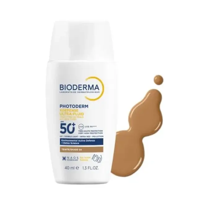 Bioderma Photoderm XDefense Αντιηλιακό Ultra‑Fluid SPF50+ Απόχρωση 04 40ml