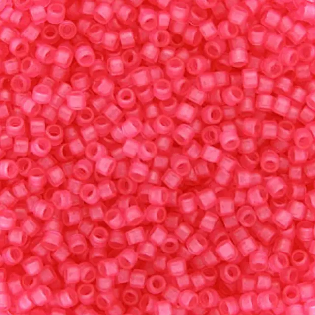Χάντρα Miyuki Delica 11/0 - DB0780 - Semi Matte Transparent Raspberry Pink ~7gr