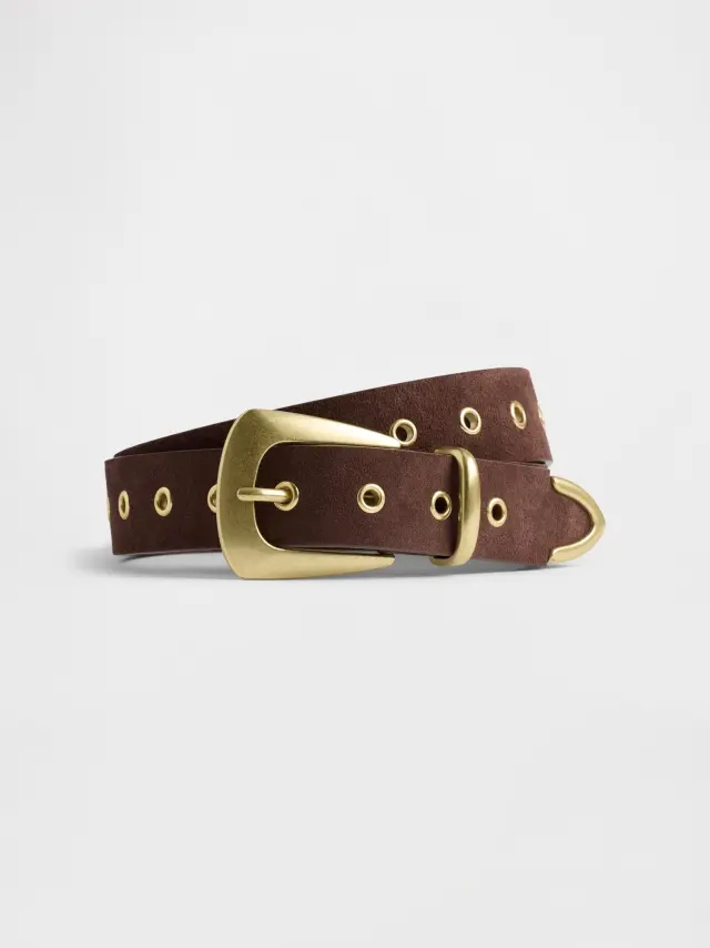 Σουέντ Ζώνη Espresso brown