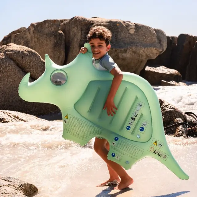 Swim Essentials Στρώμα θαλάσσης "Dinosaur" (6+ ετών) 411296 2