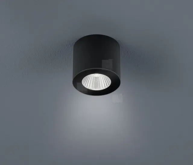 OSO Ceiling Luminaire Μαύρο Ματ LED IP44 Ø65mm