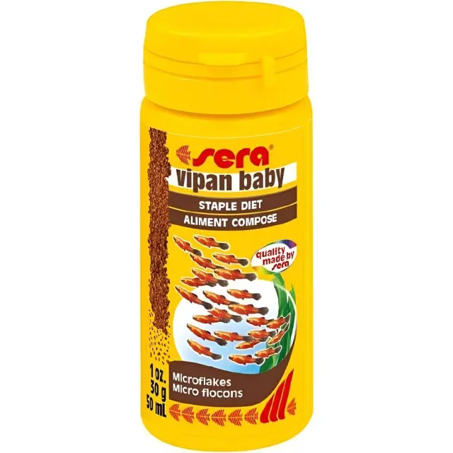 Sera Vipan Baby Τροφή για Τροπικά Ψάρια σε Νιφάδες 50ml