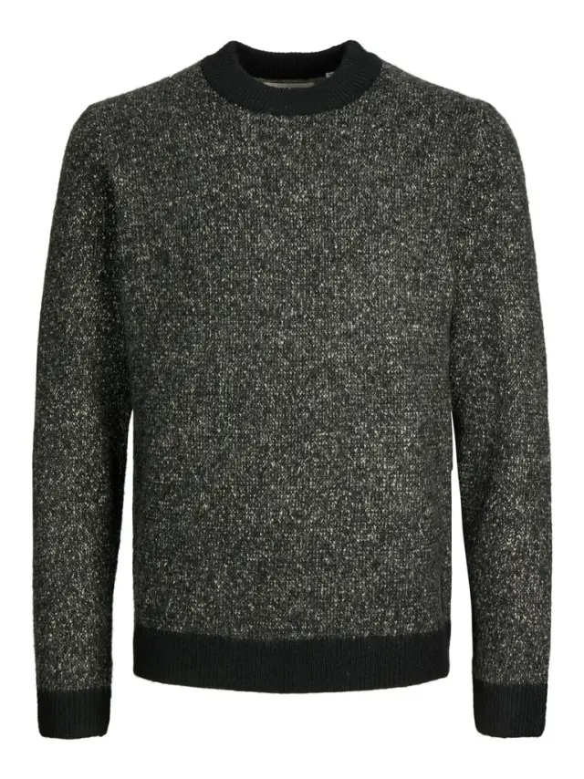 JCOSPACE KNIT MOCK NECK SN black