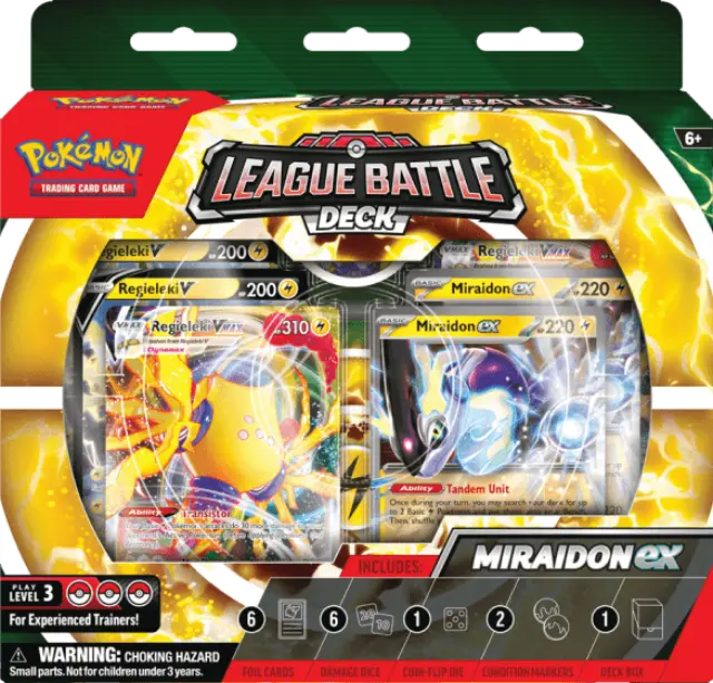 Pokemon Miraidon Ex League Battle Pokémon Deck