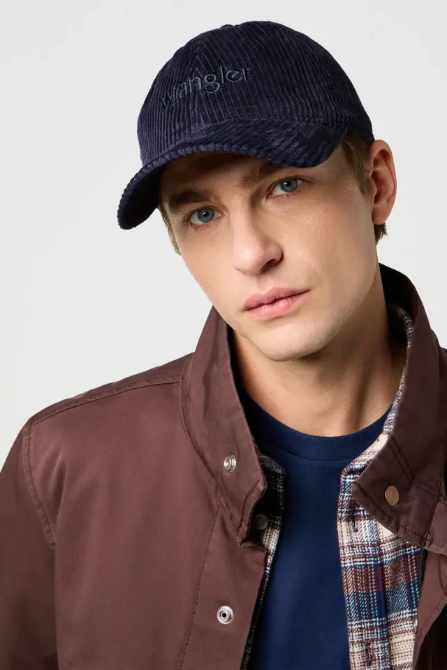 Wrangler CORDUROY Cap 112356878 - Navy - One Size 2