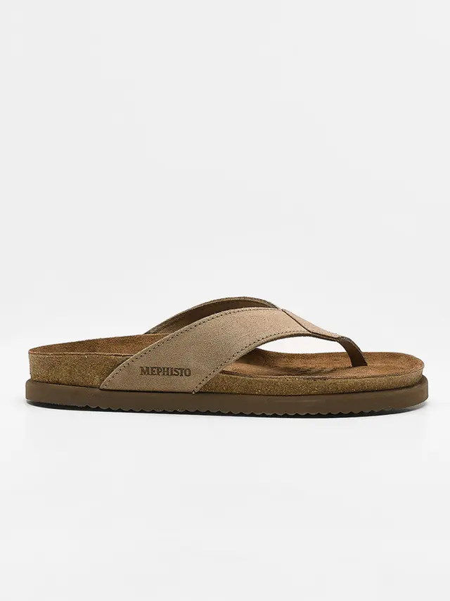Mephisto Παντόφλες Ανδρικό δέρμα Nubuck Γκρί MEP/NATALIO GREY 2