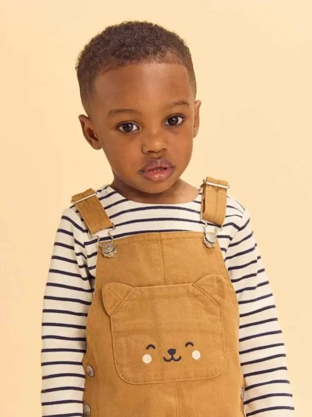 Βρεφική Σαλοπέτα για Αγόρια Teddy Overall ΚΑΦΕ 3