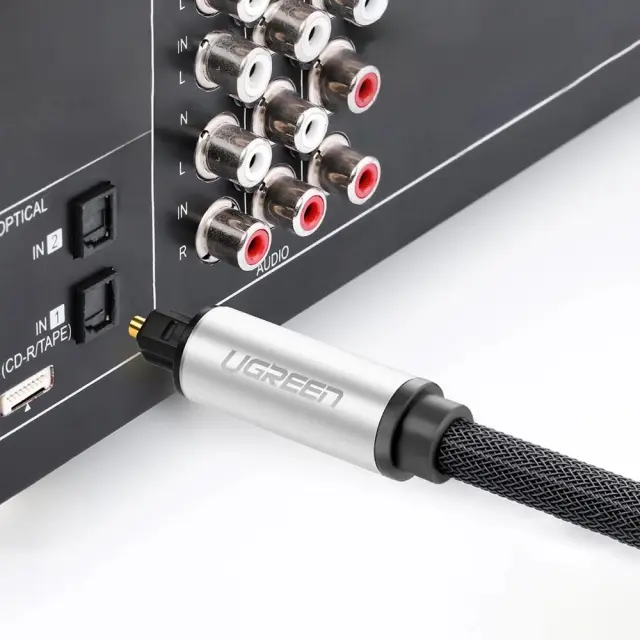 Οπτικό καλώδιο Toslink/SPDIF Ugreen AV108 10540 2m - γκρι 2