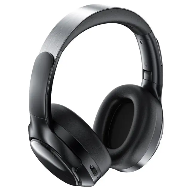 Wireless Ακουστικά Hi-Fi Stereo Acefast H5 30db ANC AUX 500mAh v5.4 Μαύρα με HD Μικρόφωνο Memory Foam Μαξιλαράκια και Θήκη 3