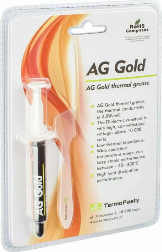 Θερμοαγώγιμη Πάστα GOLD AGT-106