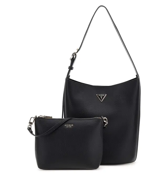 Guess - Γυναικεία Τσάντα Ώμου/Χειρός Meridian II HWBG6974040-BLA Μαύρο