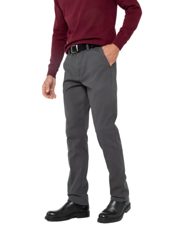 The Bostonians Dobby ανδρικό υφασμάτινο παντελόνι regular fit 3CN1626T809-1 2