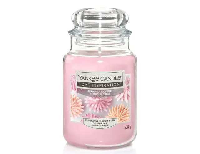 Αρωματικό Κερί Yankee Candle με διάρκεια καύσης έως 125 ώρες και άρωμα Sugared Blossom 1604164E