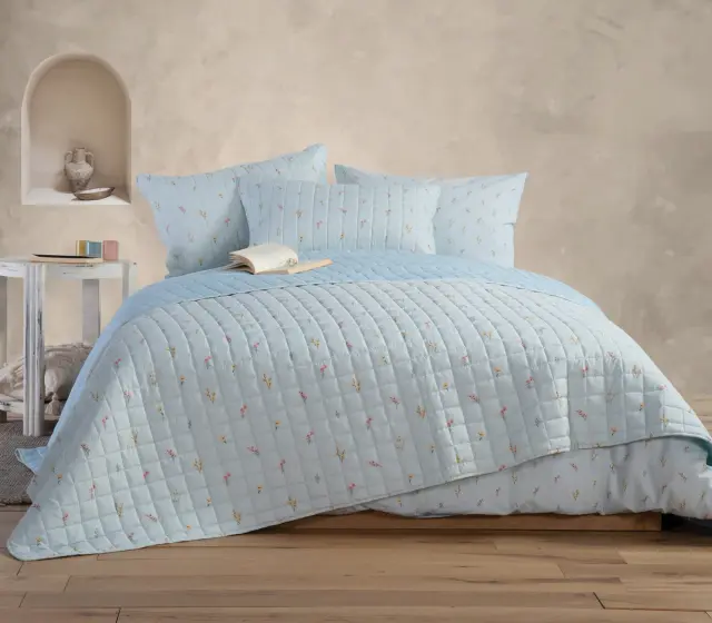 ΚΟΥΒΕΡΛΙ ΜΟΝΟ SIERRA 180X240 AQUA NEF NEF