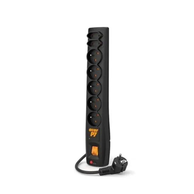 Acar Power Strip P7 7-socket 1.5m Black (W0114)