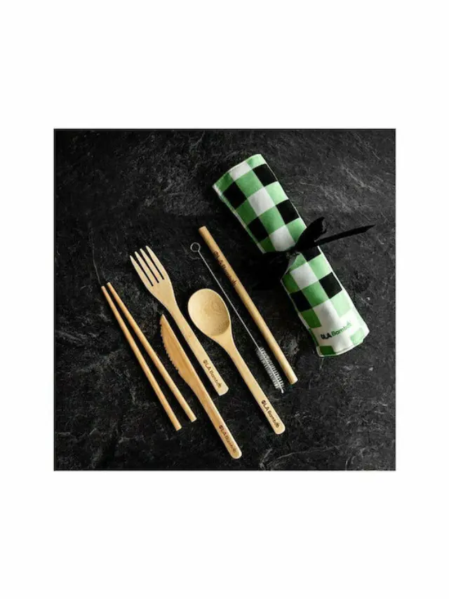 OLA Bamboo Σετ Μαχαιροπίρουνα 5τμχ 2