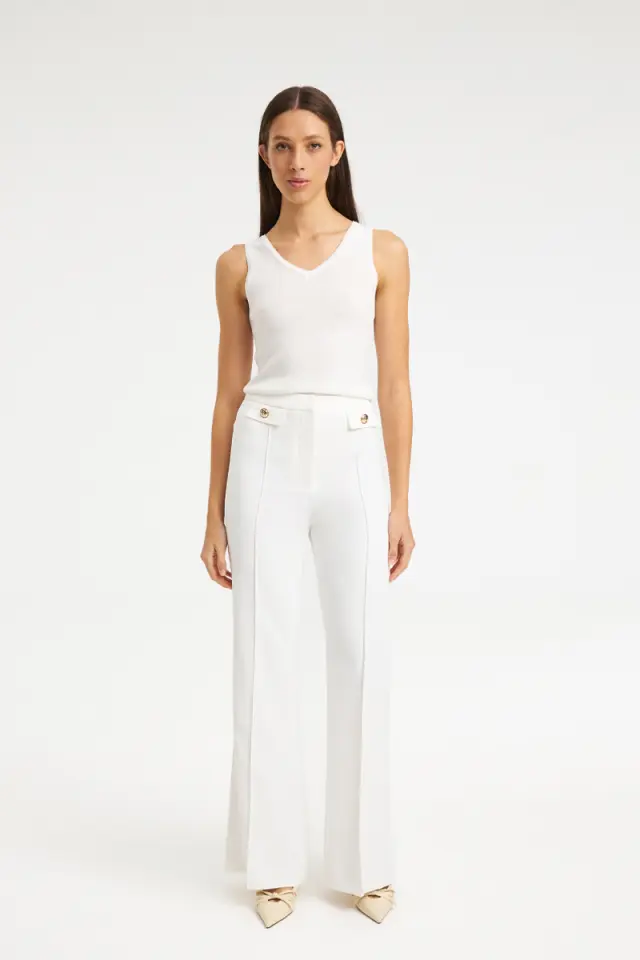 Tailored Παντελόνι με Νερβίρ DALISA TROUSERS - XS 3